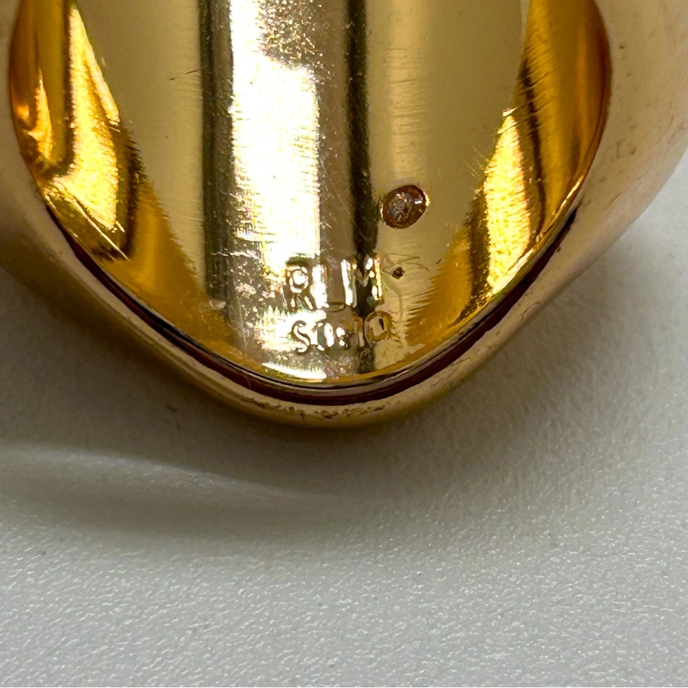 Robert Lee Morris, RLM Soho, Gold Nugget Style Ring, Size 7 3/4 - Picture 3 of 5